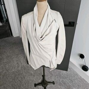 Blank NYC Cream Textured Top